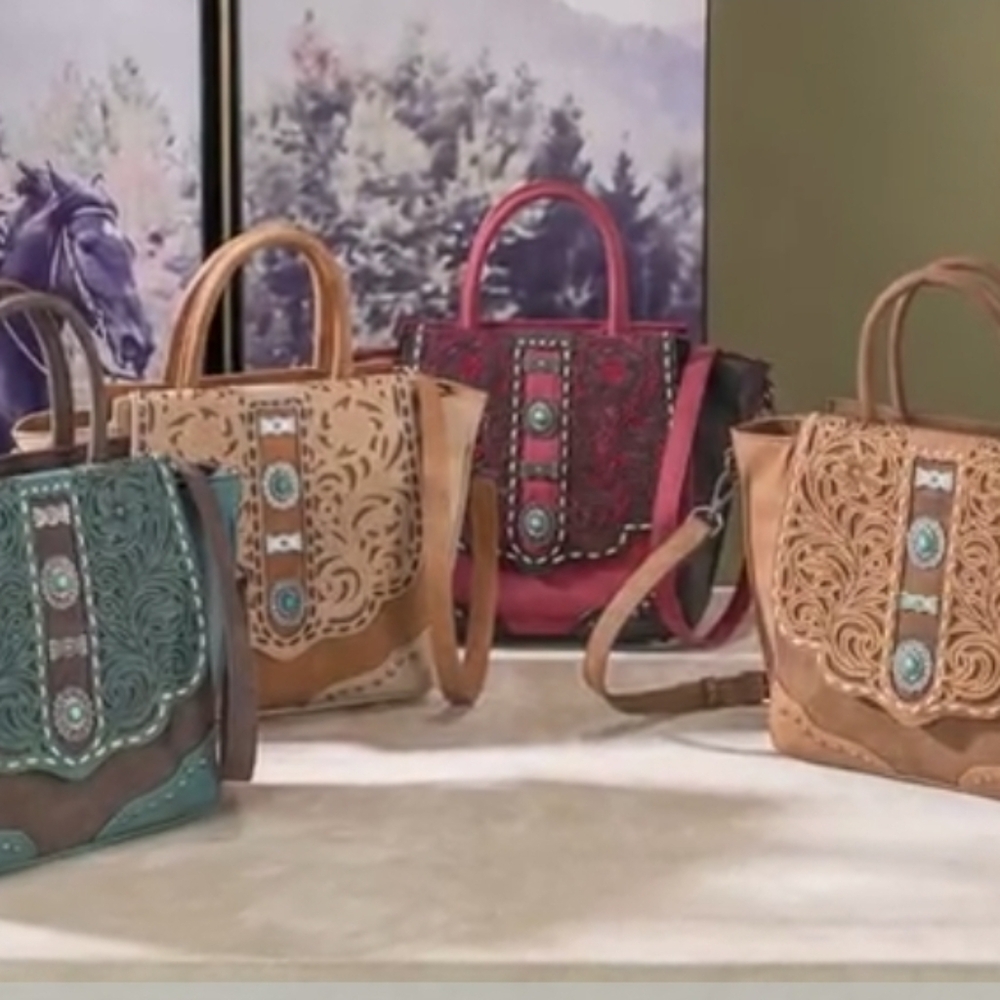 Wrangler Western-Style Satchel Handbag - Picture 6 of 6